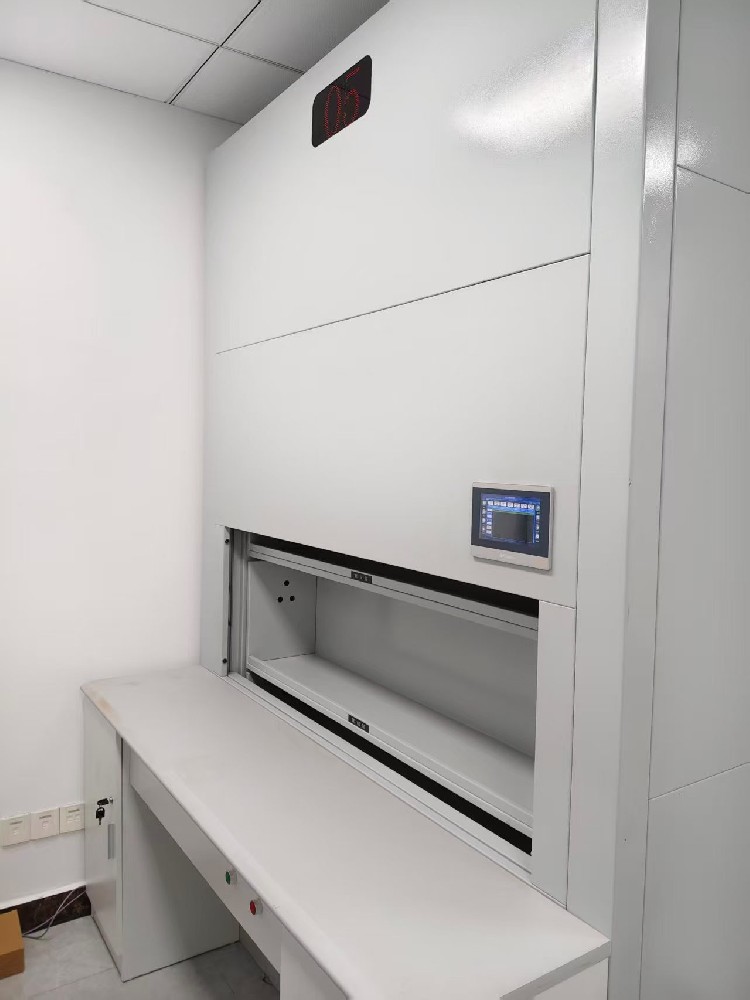 长沙某保密单位定制的智能回转柜加档案室环控设备已交付使用「虎恒智能」